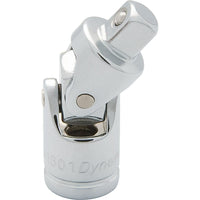 Dynamic Tools 1/4" Drive Universal Joint, Chrome Finish-1/4" Drive