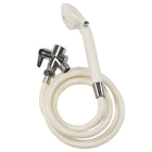 Drive Medical Handheld Shower Head Spray with Diverter Valve-White, Plastic