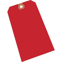 Crownhill Plain Red Tags, #6 Size, 5-1/4" x 2-5/8", 1000 Pack-These tags have a variety of purposes and can be used for shipping, retail storefront and marking items.