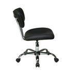 OSPHF Vista Task Office Chair, Black-One Touch Pneumatic Seat Height Adjustment