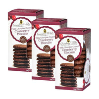 Grandma Wild's Milk Chocolate Coated Cranberry Biscuits - 150g - 3 Pack-Suitable for vegetarians