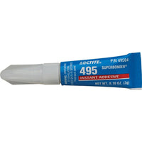 Loctite 495 Super Bonder Instant Adhesive, Clear, Tube, 3 G - 12 Pack-Colour: Clear