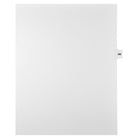Mark Maker Legal Tabs - Letter Size - White - 1/15th cut - 25 tabs per package - 5 packages Pack - Number 186-White Single Tabs