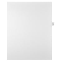 Mark Maker Legal Tabs - Letter Size - White - 1/15th cut - 25 tabs per package - 5 packages Pack - Number 186-White Single Tabs