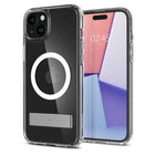 Spigen Slim Armor Essential S MagFit for iPhone 15 - Crystal Clear-The MagFit is a magnetic ecosystem that covers all aspects of MagSafe