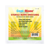 Wasip Cool Blaze Burn Dressing - 4" x 4"-Cools and soothes