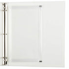 JAM Paper Plastic 3 Hole Punch Binder Envelopes with Zip - 6" x 9.5" - Clear - 108 Pack -Quantity: 108 Pack