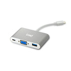 tmd USB-C to VGA Multiport Adapter (AD5L-03WH)-3-Port USB-C Multiport Adapter