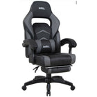 Brassex Mallon Gaming Chair - Black/Grey-Back cushions for optimum comfort
