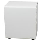 Flash Furniture Ergonomic 3-Drawer Mobile Locking Filing Cabinet with Anti-Tilt Mechanism & Letter/Legal Drawer - White/Charcoal-Includes two keys, key lock is replaceable
