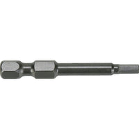 1/4" Metric Hex Power Bits, UQ668, 6 Pack-Hexagonal