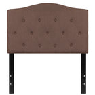Flash Furniture Cambridge Tufted Upholstered Twin Size Headboard - Camel Fabric-Contemporary Style