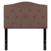 Flash Furniture Cambridge Tufted Upholstered Twin Size Headboard - Camel Fabric-Contemporary Style