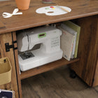 Sauder Select Craft Cart - Vintage Oak (426138)-7