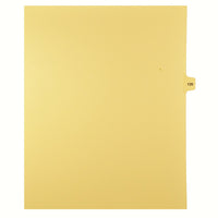 Mark Maker Legal Tabs - Letter Size - Buff - 1/15th cut - 25 tabs per package - 5 packages Pack - Number 126-Buff SingleTabs