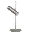Dainolite Constance Modern Table Lamp - Satin Chrome with Frosted Acrylic Diffuser - 6 W-Dimmable