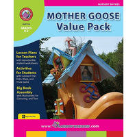eBook: Mother Goose VALUE PACK (PDF version - 1-User Download) - ISBN 978-1-55319-242-8 - Grade K - 2-You will receive two emails: one confirming your entire order, and one with a "Download Software" buttonYou can download immediately or return to your email to download later