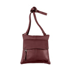 Champs Leather Ultimate Organizer Crossbody Bag with RFID - Burgundy-From the Champs Crossbody Collection