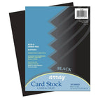 Pacon Array Card Stock, 65 lb., Black, 100 Sheets Pack (PAC101187)-Heavyweight, 65 lb.
