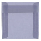 JAM Paper 8.5 x 8.5 Square Envelopes, Wisteria Purple Translucent Vellum, 250 Pack (1592157H)-Wisteria purple translucent envelope