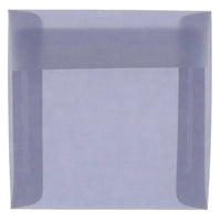 JAM Paper 8.5 x 8.5 Square Envelopes, Wisteria Purple Translucent Vellum, 250 Pack (1592157H)-Wisteria purple translucent envelope