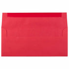 JAM Paper #10 Business Coloured Envelopes - 4.125" x 9.5" - Red Recycled - 50 Pack-Size: #10 (4.13 x 9.5 inches)