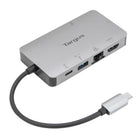 Targus DOCK419TT USB-C DspPt Alt Mode Single 4K HDMI/HD VGA Dock (DV4K) with 100W Pass-thru-Silver