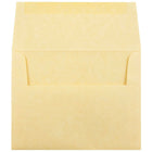 JAM Paper A2 Invitation Envelopes, 4.38 x 5.75, Parchment Antique Gold Yellow Recycled, 1000 Pack (55574B)-Size: A2 (4 3/8" x 5 3/4")
