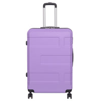 Nicci Deco 28" Hardside Check-in Luggage - Lilac-ABS outer shell