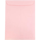 JAM Paper 9 x 12 Open End Catalog Envelopes, Light Pink, 100 Pack (312812930)-Light pink