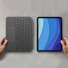 Logitech Combo Touch Backlit Keyboard Case for Apple 11" iPad Pro (1st/2nd/3rd Gen) - Oxford Grey-Front, back and corner protection: A durable form-fit cover protects the front, back, and corners of your iPad Pro, securely holding it in place no matter what you re doing