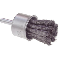 Osborn Knot Wire End Brush, 1/2" Dia., 0.014 Wire Dia., 1/4" Shank - 4 Pack-Application Type Steel