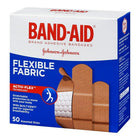 Band-Aid Fabric Assorted Bandaids, Family Pack, 50 Pack-pack of 50 bandages