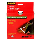 3M Scotch Outdoor Carpet Tape - Black-Designed for permanent, outdoor use