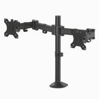 Basic Tech Dual Monitor Arm (8057701)-Holds 2 monitors up to 17.6lb each.