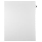 Mark Maker Legal Tabs - Letter Size - White - 1/15th cut - 25 tabs per package - 5 packages Pack - Number 152-White Single Tabs