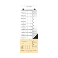 Deluxe Automotive Service Technician Time Tickets, Duplicate Copy, 4-1/4" x 11", 500 Pack (W651-2-500)-Time card