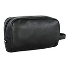 Swissgear PU Toiletry Bag - Black-Large-opening main compartment for easy packing and transportation of travel-sized items