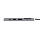 Kopplen USB-C 6 Ports Multi-function Hub 6 in 1 with SD and MicroSD Card Reader-SD / Micro SD: Quickly access image/video through 3.0 SD/Micro SD Card Reader Port. Speed up to 104Mbp/s