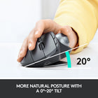 Logitech MX ERGO PLUS Advanced Wireless Trackball for PC and MAC - Black-Precision mode button lets you instantly switch between speed and high precision tracking