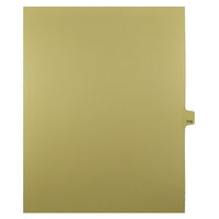 Mark Maker Legal Exhibit Index Tab Buff Single Tabs, 1/25th Cut, Letter Size, No Holes, Number 114, 25 Pack-Buff Single Tabs, 1/25th Cut
