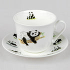 Roy Kirkham Breakfast Cups & Saucers - Panda (Set of 2)-Breakfast Cups & Saucer