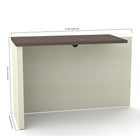 BESTAR Prestige + Return Table, White Chocolate/Antigua (99810-1152)-With its wide range of products, it is ideal for every type of office.