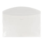 JAM Paper Plastic Envelopes with Tuck Flap Closure, Booklet, 6 x 9, Clear Poly, 12 Pack (1541748)-Size: 6" x 9"