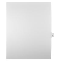 Mark Maker Legal Tabs - Letter Size - White - 1/25th cut - 25 tabs per package - 5 packages Pack - Number 65-White Single Tabs