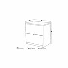 Bestar Standard Lateral file, Bark Grey (65635-2147)-Bark Grey finish