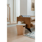 Umbra Woodrow Storage Stool - White/Natural-Wipe with a clean cloth