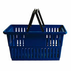 Eddie's - Large Retail Shopping Baskets - Blue (199400-12)-8.5" x 11.5" x 16.75"