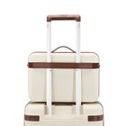 Samsonite Virtuosa Train Case - Off White-Divider panel and cross-straps help secure your belongings