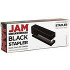 JAM Paper Office & Desk Sets, Stapler Pack of Staples, Black and Yellow (3375BKYE)-Quantity: (1) Stapler, (1) Box of Staples (5000 ct)